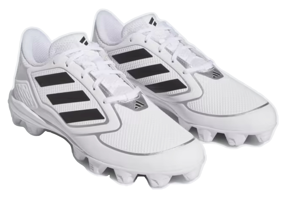 Adidas Ladies' PureHustle 3 MD Cleats - White